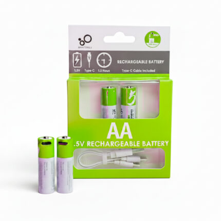 Rechargeable Batteries AA 2 Pcs